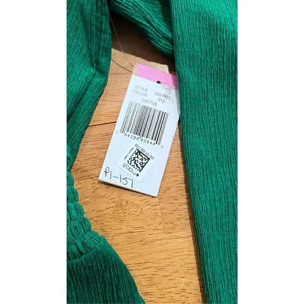 RILEY & RAE GREEN GAUZE BLOUSE WOMEN'S SIZE S NEW P1-151 - Picture 4 of 11